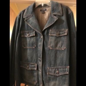 Women’s Chaps plus sized denim jacket